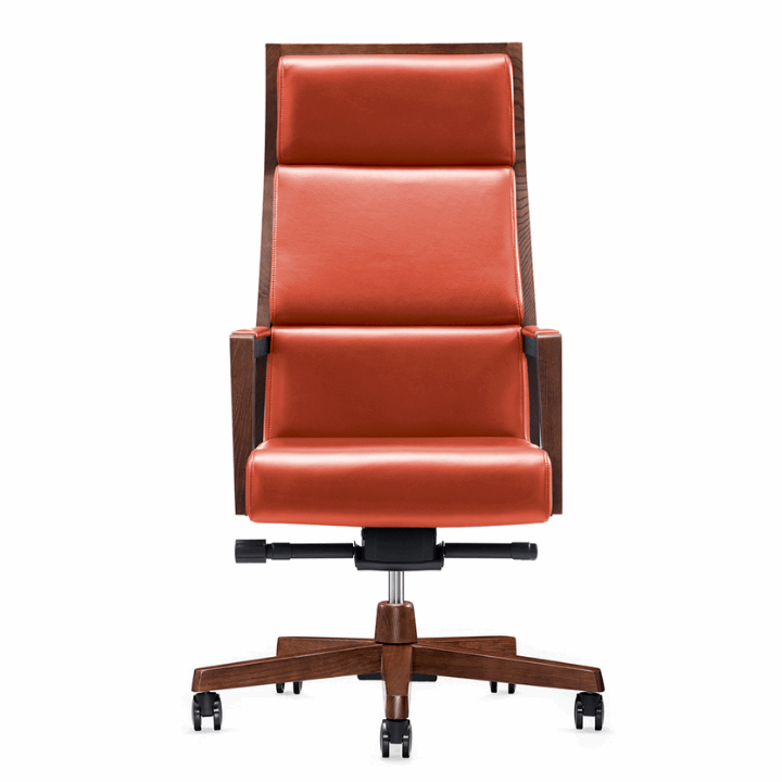 Pure leather office online chair